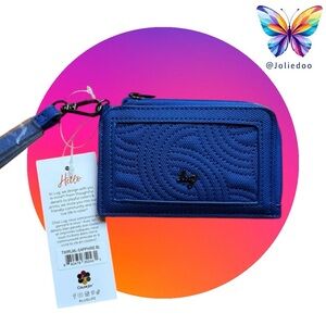 Lug Royal Blue RIFD Wallet with Wrist Strap